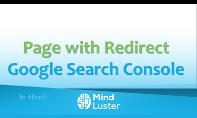 Page with Redirect Google Search Console Hindi