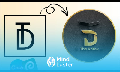 Realistic 3D Monogram Logo Design with Canva Photopea Tutorial