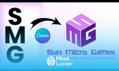 Monogram 3D LOGO Design in Canva