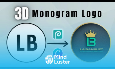 How to Create 3D Monogram Logo Design in Canva