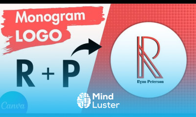 How to make Logo in Canva Monogram Logo Tutorial for Beginners