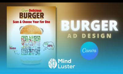 Burger Ad Design like a Pro Advertising Poster Design in Canva
