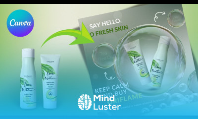 Cosmetic Products Manipulation using Canva