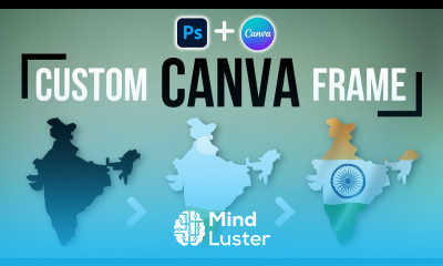 Create a Custom Canva Frame using Photoshop Photoshop Tutorial Canva Tutorial canva photoshop