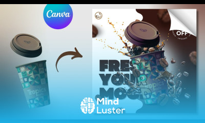 Coffee Advertising Poster Design in Canva Product ad Poster Product Commercial
