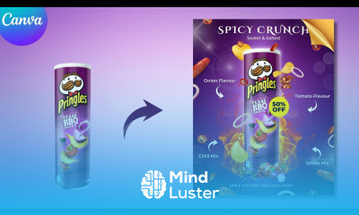 Product Manipulation in Canva Advertising Poster Design Product Commercial