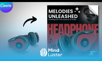 Headphones Ads Poster Design in Canva Advertising Poster Product Commercial