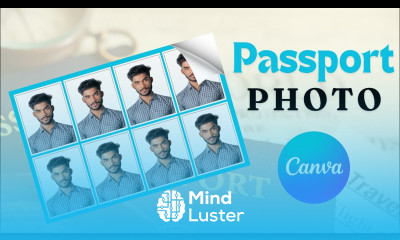 How to Make Passport Size Photo using Canva 2 Minutes Design Tuts