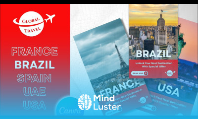 Travel Ads Commercial Video in Canva Motion Ads Video Tutorial