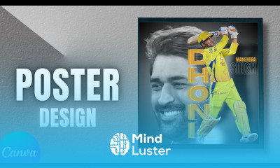 How to create Sports Poster Design in Canva Canva Tutorial