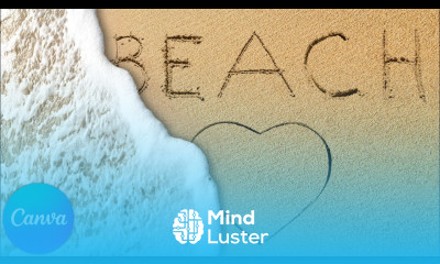 Sand Writing Text Effect in Canva