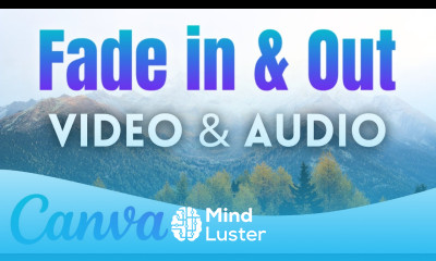 How to Fade In and Out A Video Audio in Canva