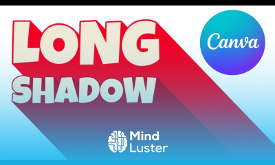 Long Shadow Text Effect Canva Tutorial