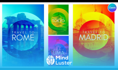 Gradient Poster Design in Canva Easy Canva Tutorial for Beginners