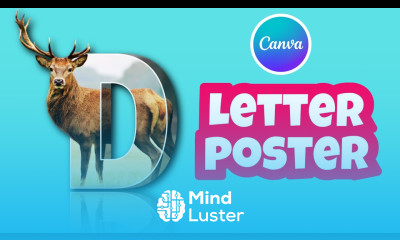 Letter Poster Design Canva Tutorial