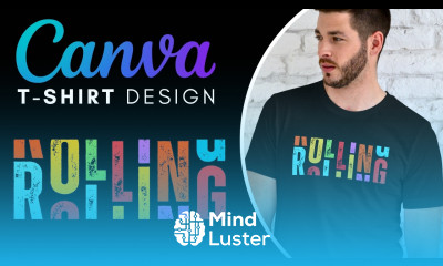 How to Design a Rolling Text T Shirt in Canva