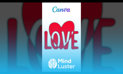 Canva Tutorial EXCLUDE Text Effect short canva
