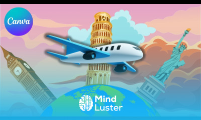 Travel Cartoon Animation Tutorial in Canva