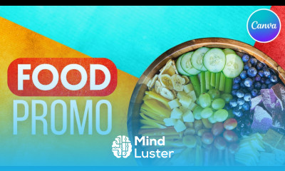 Food Promo Opener video Animation Canva Tutorial