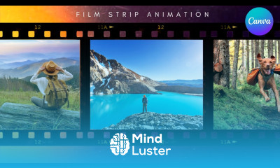 Film Strip Animation Slideshow in Canva