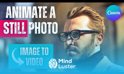 How To Animate a Still Photo in canva Image to Video