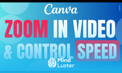 zoom in zoom out video editing in canva and and control video speed in canva