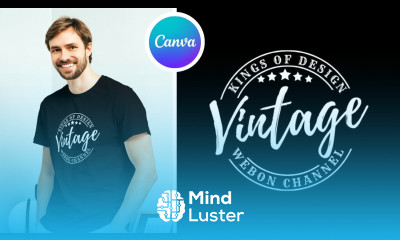 Vintage t shirt Design Tutorial in Canva