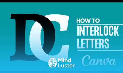 How To Create An Interlocking Letter Logo with Canva