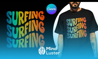 Wavy Groovy Retro Text Effects in Canva T Shirt Design Tutorial