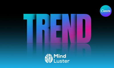 Canva Tutorial Create a Gradient and Overlapping Text Effect with Reflection