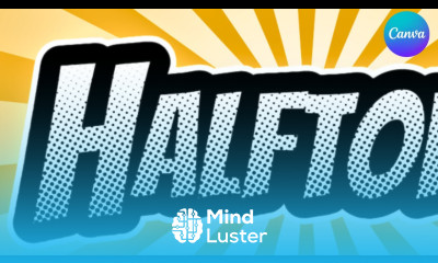 Easy Trick to Make Halftone Text Effect in Canva