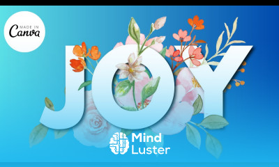 How to Create a Floral Typography Text Effect in canva