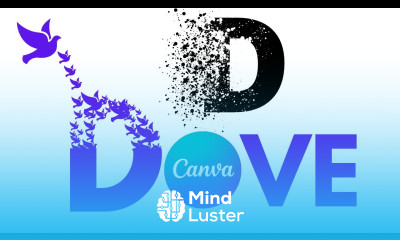 Text Dispersion Effect Canva Tutorial