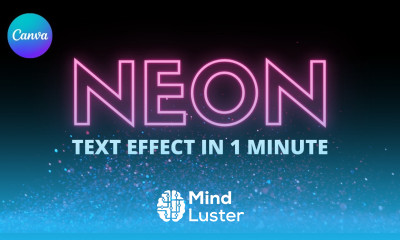 Learn How to Create a Neon Text Effect in canva