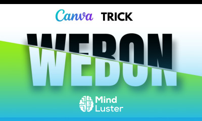 amazing text trick using canva How To Slice A Text In Canva