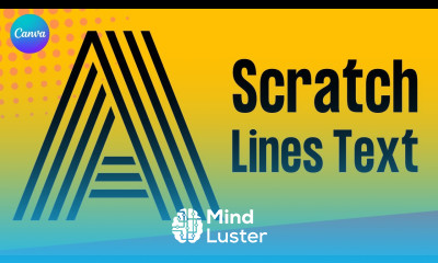 How to Create Scratch Lines Text in Canva