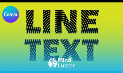 How to Fill Text with Lines in Canva