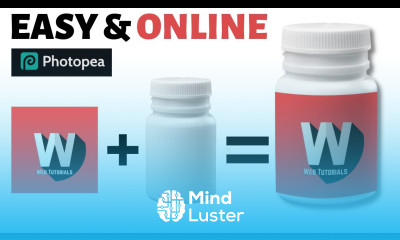 how to Wrap image Around a Bottle in photopea