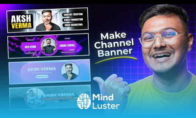 How To Make a Professional YouTube Banner Smartphone YouTube Banner Kaise Banaye