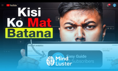 Don t Tell ANYONE About Your YouTube Channel