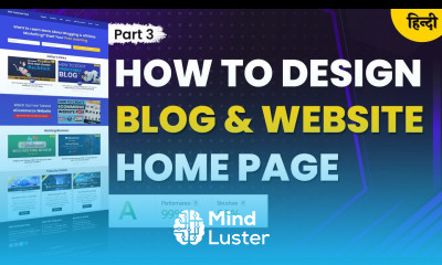 How to Design a Blog Homepage Using WordPress and Elementor Blogging Affiliate Marketing Course
