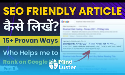 How to Write SEO FRIENDLY ARTICLE Who Ranks on Google Content On Page SEO आर्टिकल कैसे लिखे