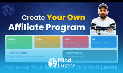 How to Start your Own Affiliate Marketing Program on your ecommerce website with WordPress Hindi