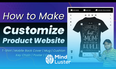 How to Make T shirt Printing Website with WordPress Customize Phone Back Cover Mug Cushion Cap