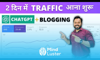 Blogging with ChatGPT 2 दिन में Blog Rank करवाया Start a Blog in 2023 Blogging ChatGPT