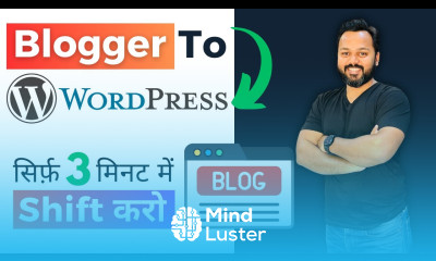Blogger to WordPress Transfer in 3 Minutes How to Transfer Blogger to WordPress