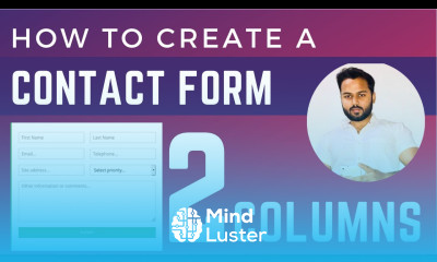 Create a Contact Form in WordPress 2 Columns Drag and Drop Contact Form in WordPress