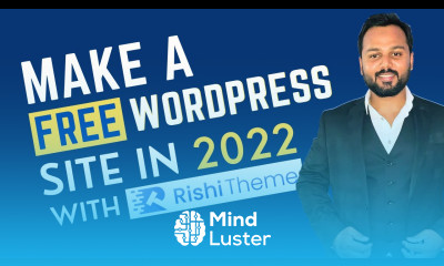 Make a WordPress website for Free with Rishi Theme Fastest WordPress Theme in 2022 Rishi Theme