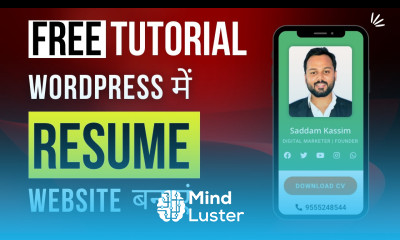 How to Create Online Resume Website with WordPress in 2022