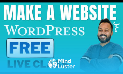 Free WordPress Live Class Learn Making a WordPress Website for Free with Me